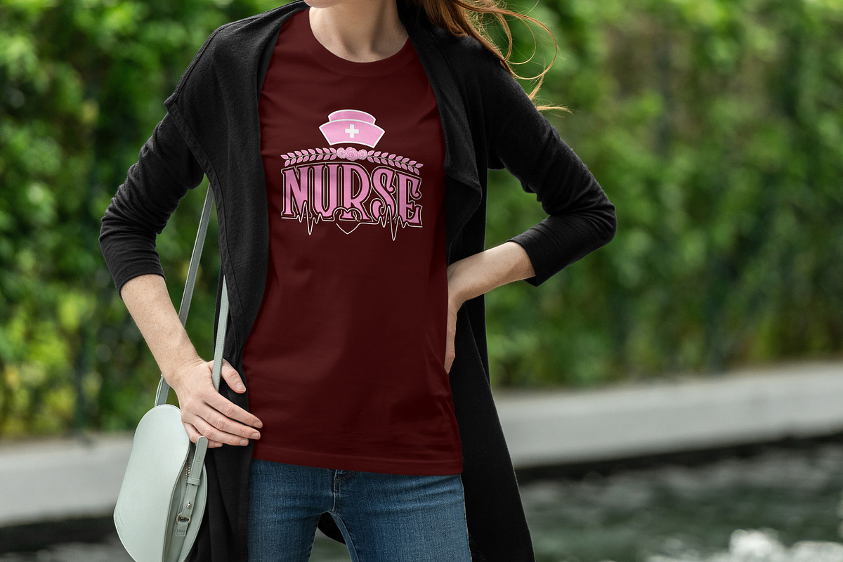 Nurse Shirt Design | Bold Nurse PNG, a Graphic by Vector Portal (Photo 2 of 6)