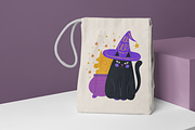 Catoween • halloween cat clipart, a Seasonal Illustration by dariikos (Thumbnail 2 of 16)