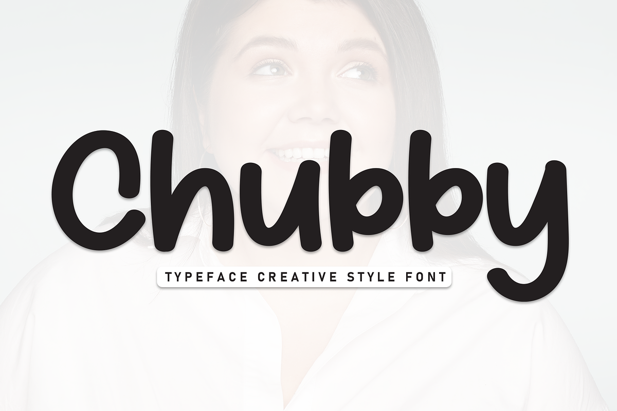 Chubby | Script Font, a Script Font by Scratchones (Photo 1 of 8)