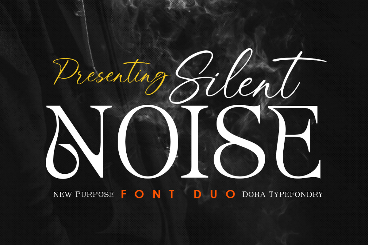 Silent Noise// Modern Font Duo, a Serif Font by Dora Typefoundry (Photo 1 of 12)
