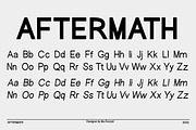 AFTERMATH | 80% Off, a Sans Serif Font by Bosstype Studio (Thumbnail 9 of 10)