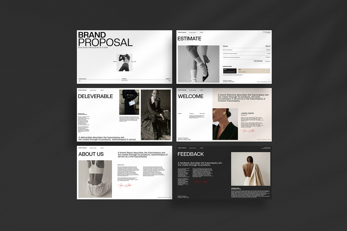 Guider Brand Proposal Presentation, a Presentation Template by Studio Artisan (Photo 5 of 9)