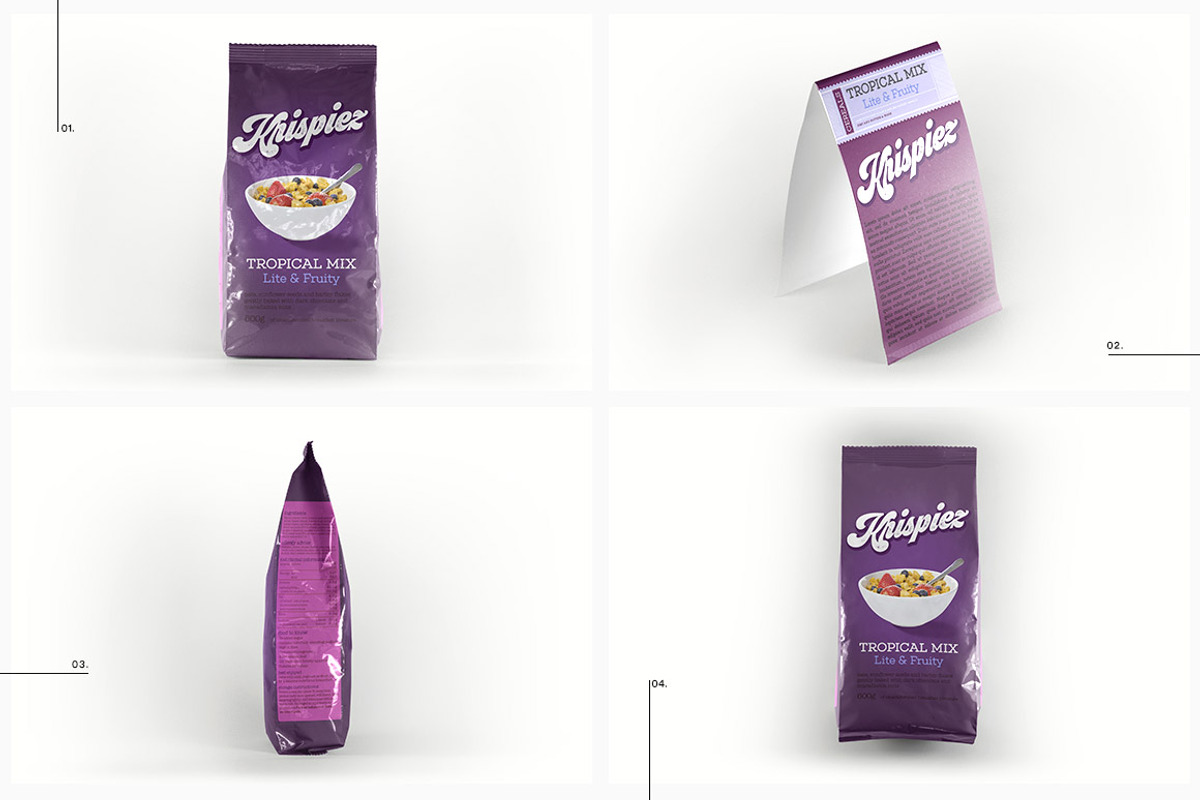 Pouch Packet Packaging Mockup, a Packaging Mockup by bangingjoints
