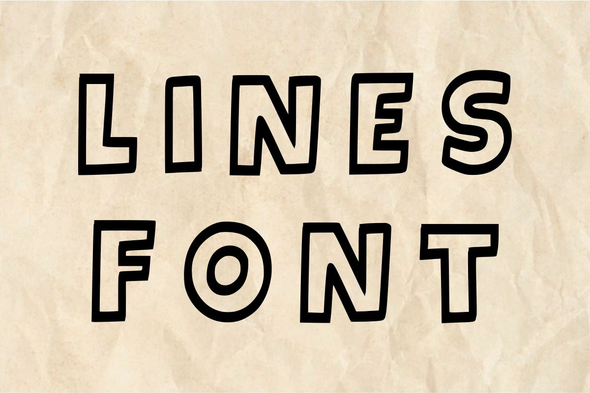 Cute Lines, a Handwritten Font by Fourteen Letter (Photo 3 of 6)