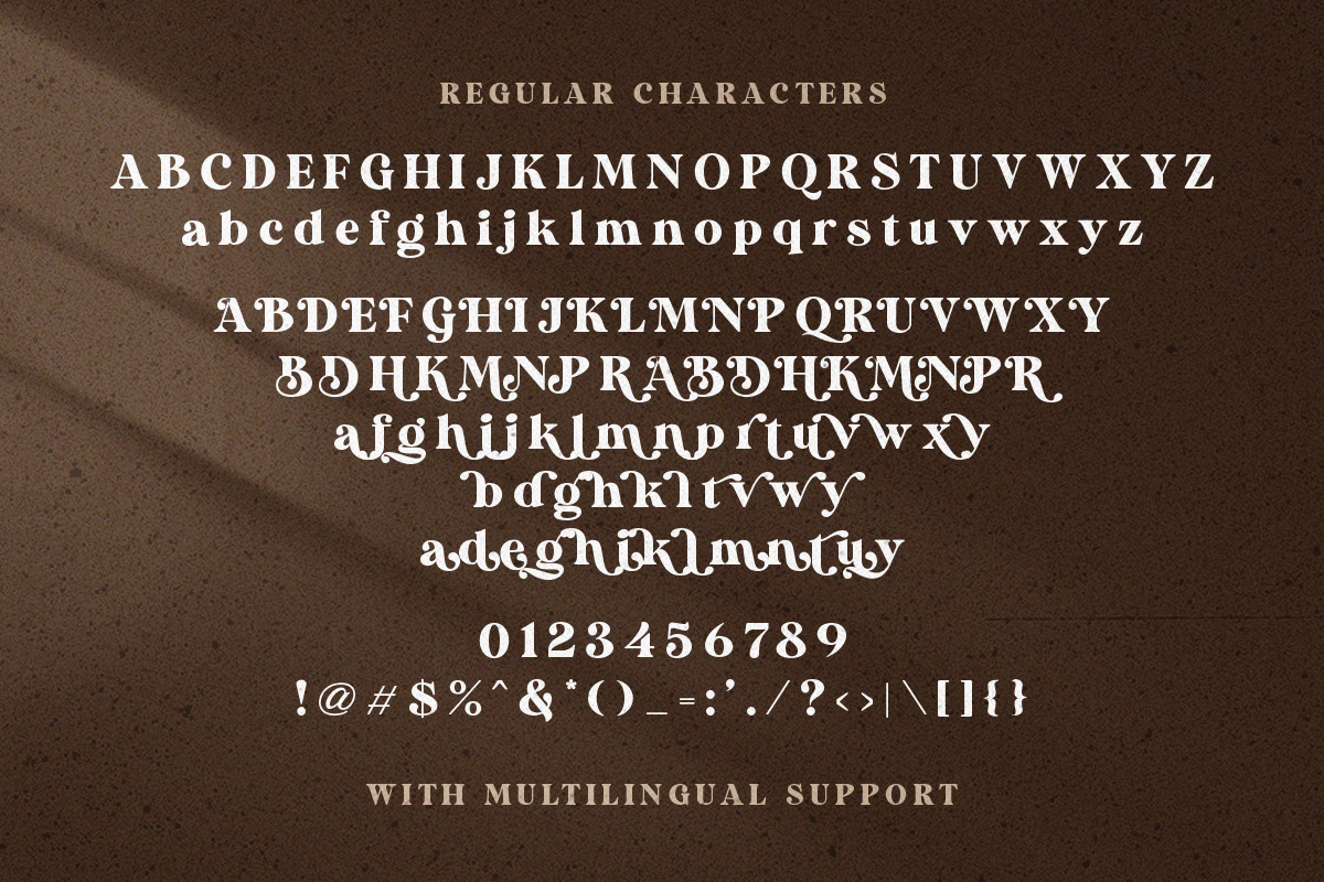 UPDATE! Duke Charming Bold Serif, a Serif Font by Letterhend Studio (Photo 6 of 9)