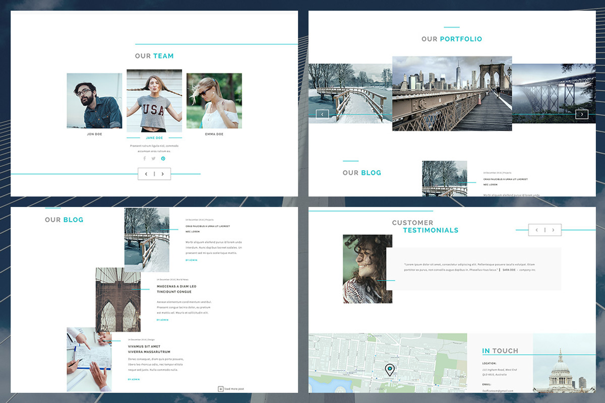 Studio Bridges - PSD Template, a Websites & App Template by FxofficeThemes (Photo 2 of 5)