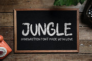 Jungle Handwritten font, a Sans Serif Font by MarioPanDeliver (Thumbnail 1 of 5)
