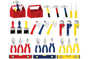 Hand Tools Clipart Set, an Object Illustration by SugarPickle Clip Art (Thumbnail 2 of 3)