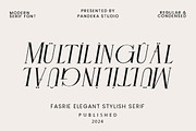 Fasrie - Ligature Serif Font, a Serif Font by Pandeka Studio (Thumbnail 10 of 11)