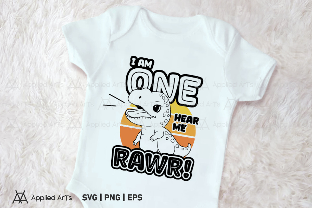 I Am One Hear Me Rawr, 1st Birthday, an Object Graphic by Applied Arts (Photo 2 of 4)