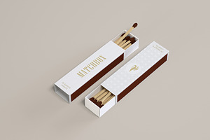 Matches Box Mockup