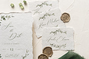 Watercolor Monogram Wedding Suite, an Invitation Template by BlueRobinDesignShop (Thumbnail 7 of 14)