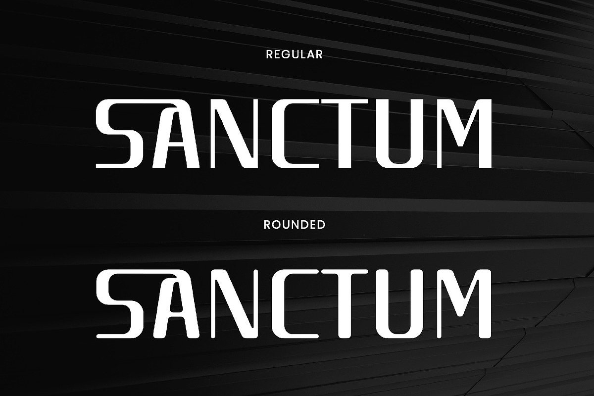 Rachyber - Futuristic Font, a Sans Serif Font by AQR Studio (Photo 4 of 8)