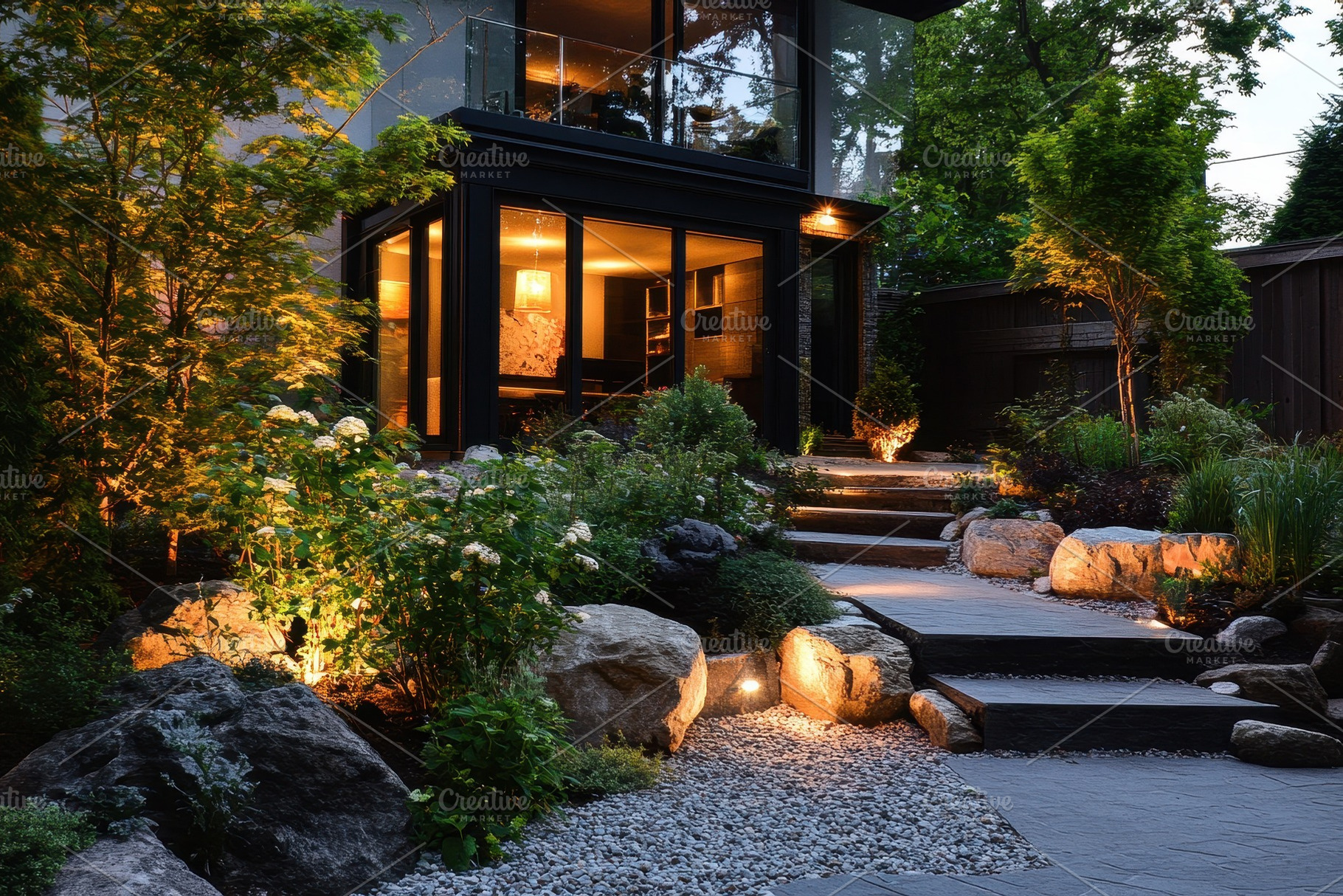 Modern home offering a stunning deck, a Photo by Pavel_design