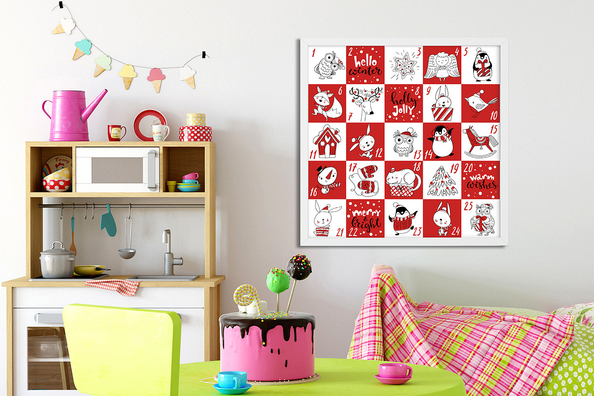 Merry Christmas collection, an Illustration by Giraffarte (Photo 3 of 10)