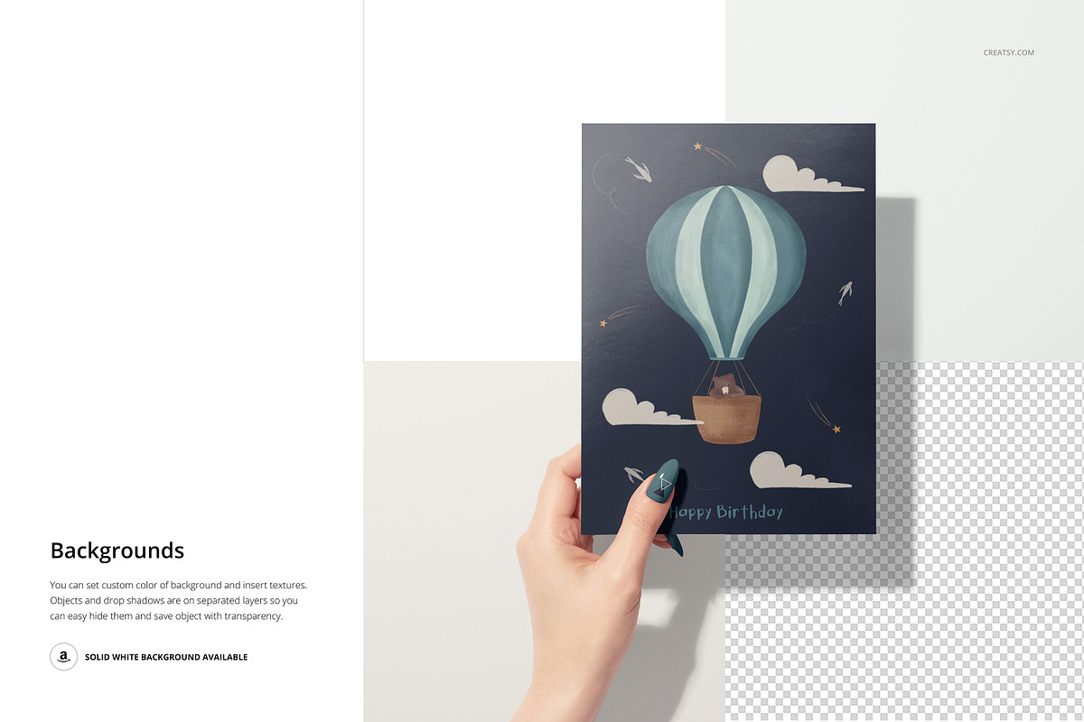 Greeting Cards Mockup Set, a Product Mockup by creatsy5 (Photo 10 of 12)