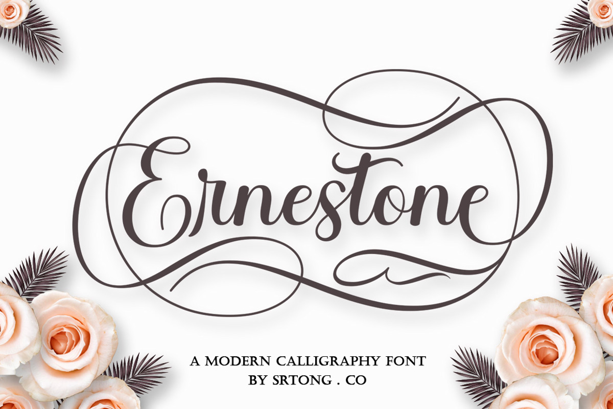 Ernestone Script, a Script Font by Strong.co (Photo 14 of 14)