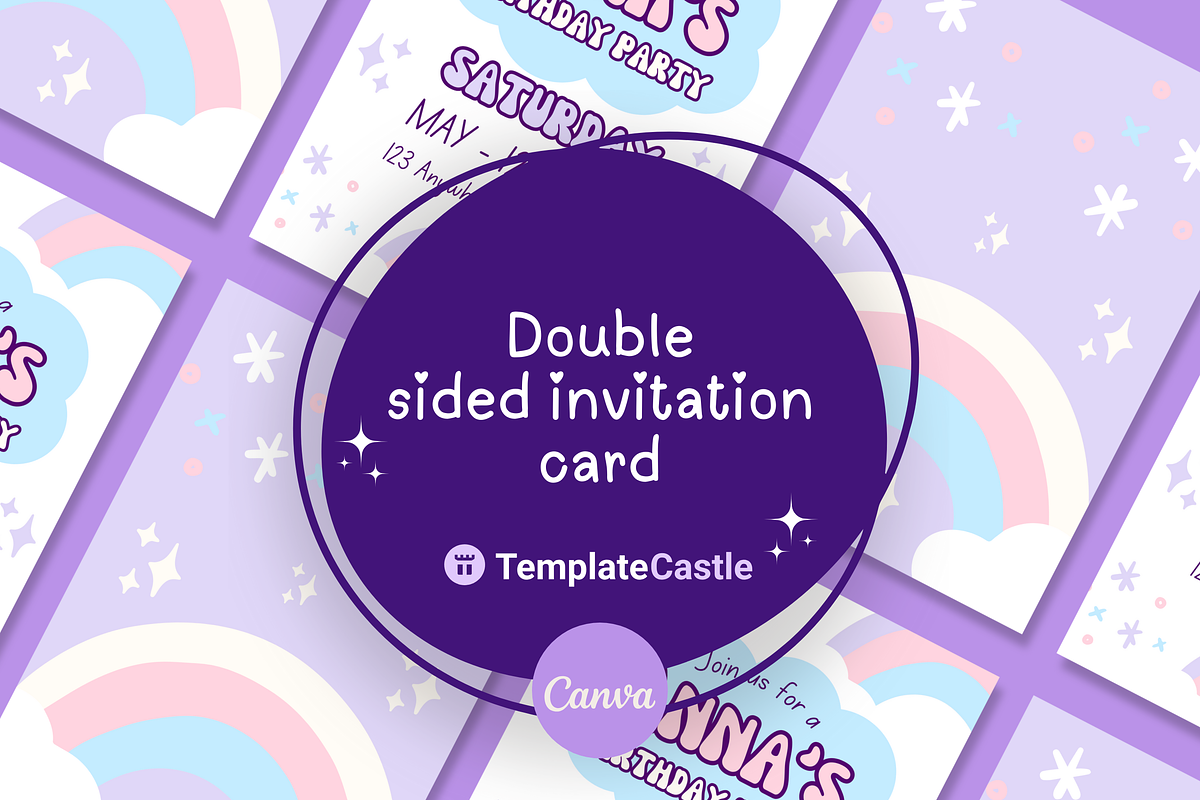 Pastel Dreams Birthday Canva, a Design Template by TemplateCastleStore (Photo 3 of 4)