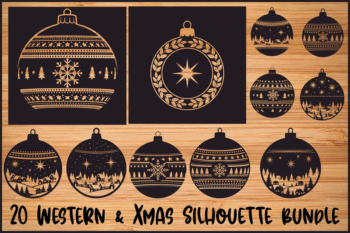 Festive Ornament Pack, an Illustration by musafir_fashion (Photo 1 of 21)