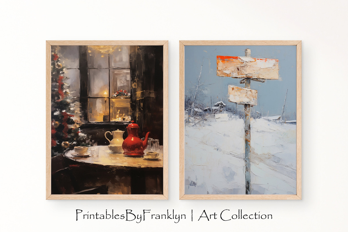 Black Santa Christmas Art Set, a Holiday Photo by PrintablesByFranklyn (Photo 3 of 4)