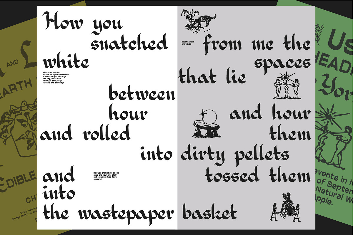 KSP Krule, a Blackletter Font by letrasdegs (Photo 9 of 9)