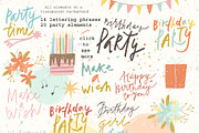 Birthday Clipart, Cards, an Animal Illustration by Lesya Skripak (Thumbnail 3 of 10)