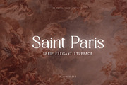 Saint Paris - Elegant Serif Typeface, a Serif Font by AN Productions (Thumbnail 1 of 9)