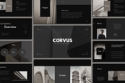 Corvus Presentation Template, a Presentation Template by SlideStation (Thumbnail 1 of 12)