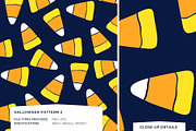 Halloween Seamless Pattern Set of 6, a Pattern Graphic by Fern & Quill (Thumbnail 5 of 10)