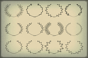 30 Vegetal Illustrator Brushes