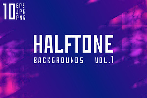 Halftone Backgrounds Vol.1