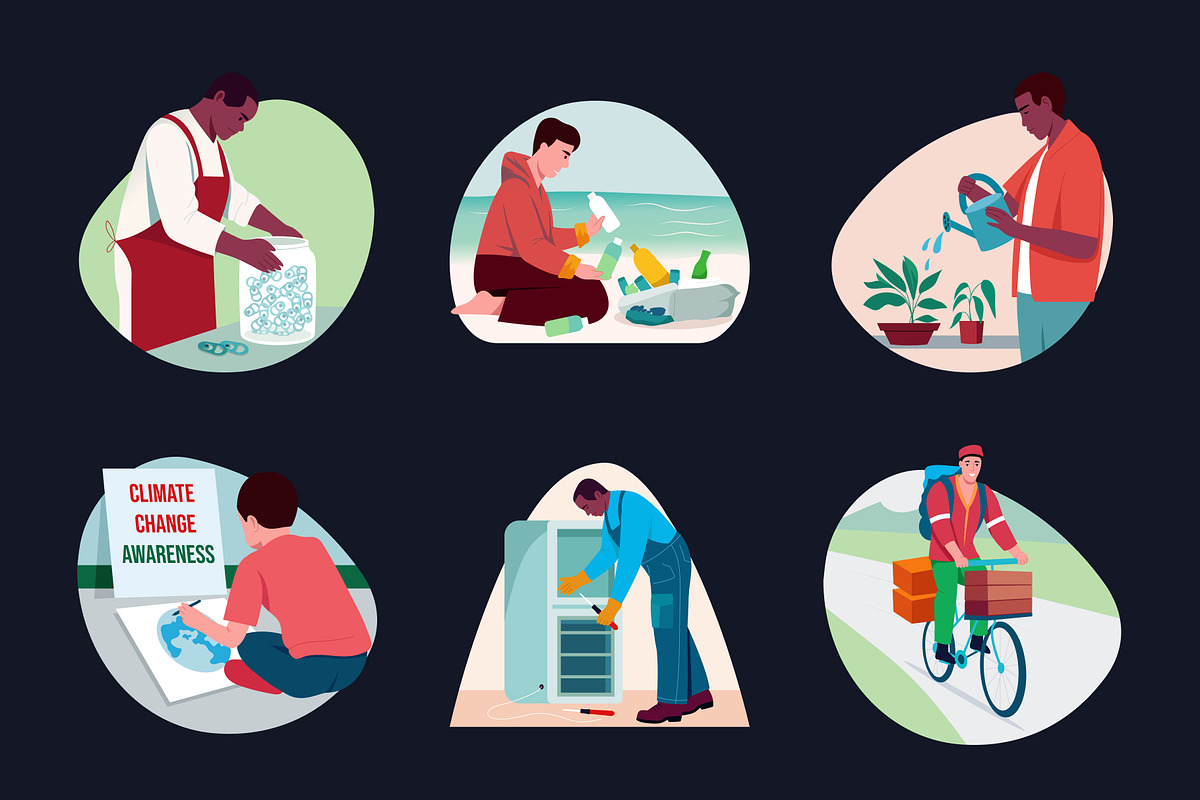 Environment Illustration Art Set, an Emoji Icon by Brickclay (Photo 8 of 9)