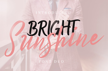 Bright Sunshine Beautiful "Font Duo"