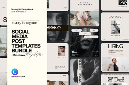 Aesthetic Instagram Post Template, a Social Media Template by Prapti Design