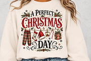 A Perfect Christmas Day PNG, a Seasonal Illustration by Canvas Craft (Thumbnail 5 of 6)