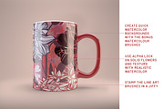 Floral Procreate Stamp Brushes 9, a Brushes & More by DeloresArt (Thumbnail 3 of 8)