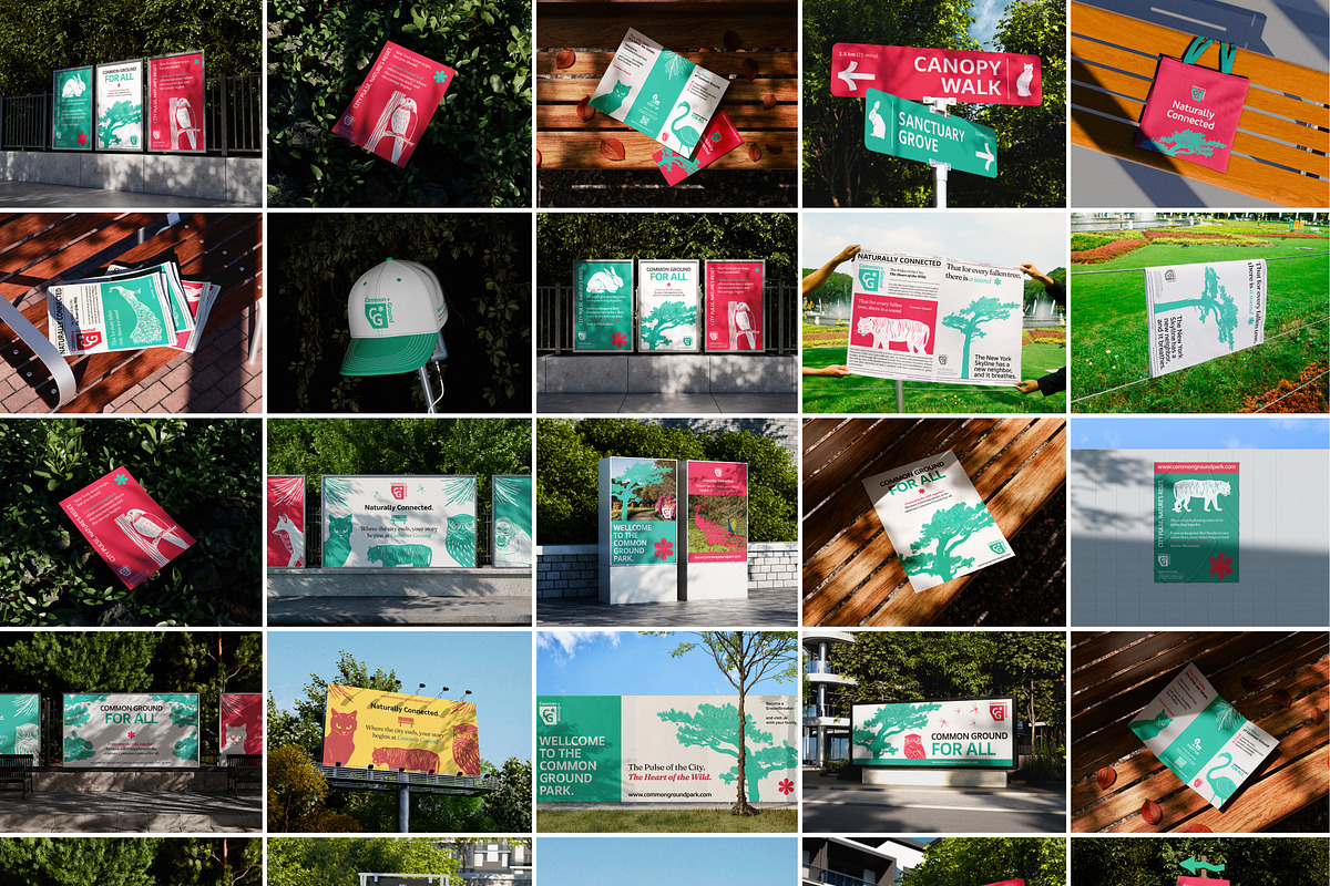 Urban Park Branding Mockups, a Mockup by Vitora Mockup (Photo 2 of 12)