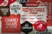 Portalismo - Art Deco-style display, a Sans Serif Font by BumbleGraph Studio (Thumbnail 7 of 8)