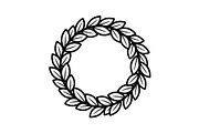 Leaf Laurel Wreath Frame Bundle, an Illustration by Gaye Art (Thumbnail 36 of 51)