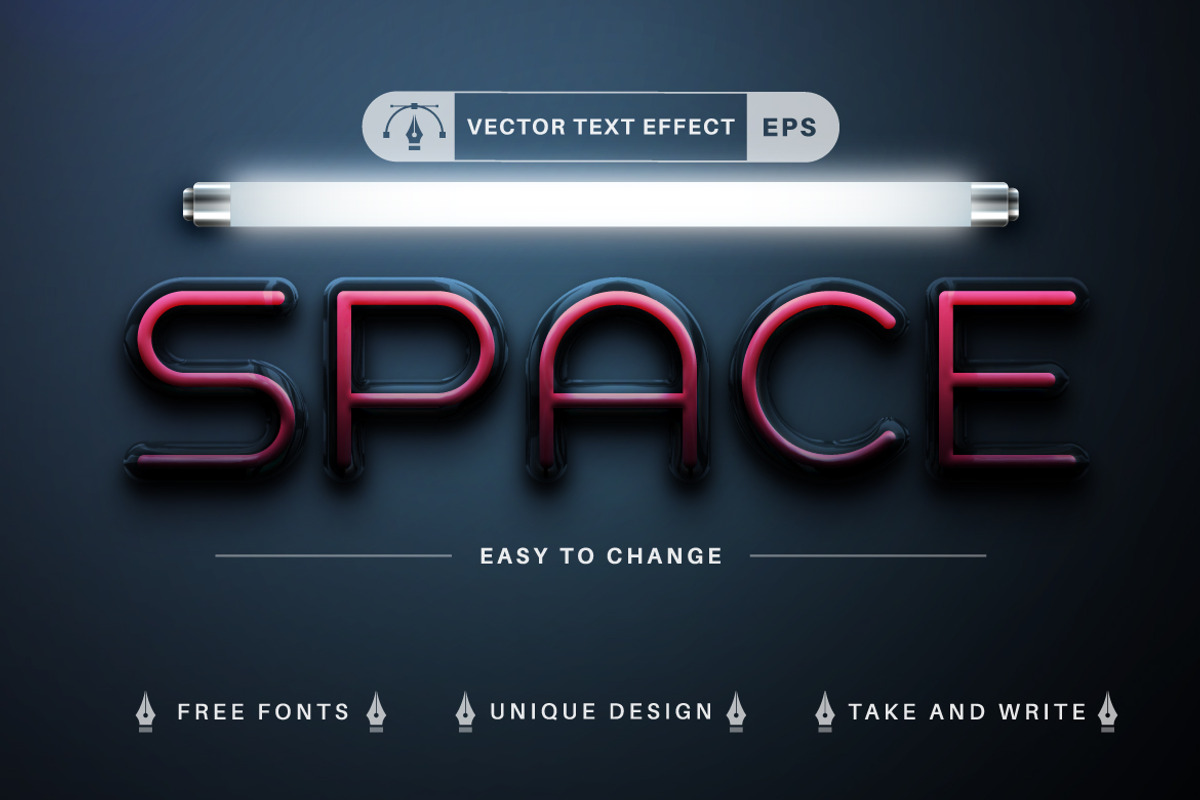 Set 10 Plastic Editable Text Effects, a Layer Style Add-On by rwgusev (Photo 10 of 11)
