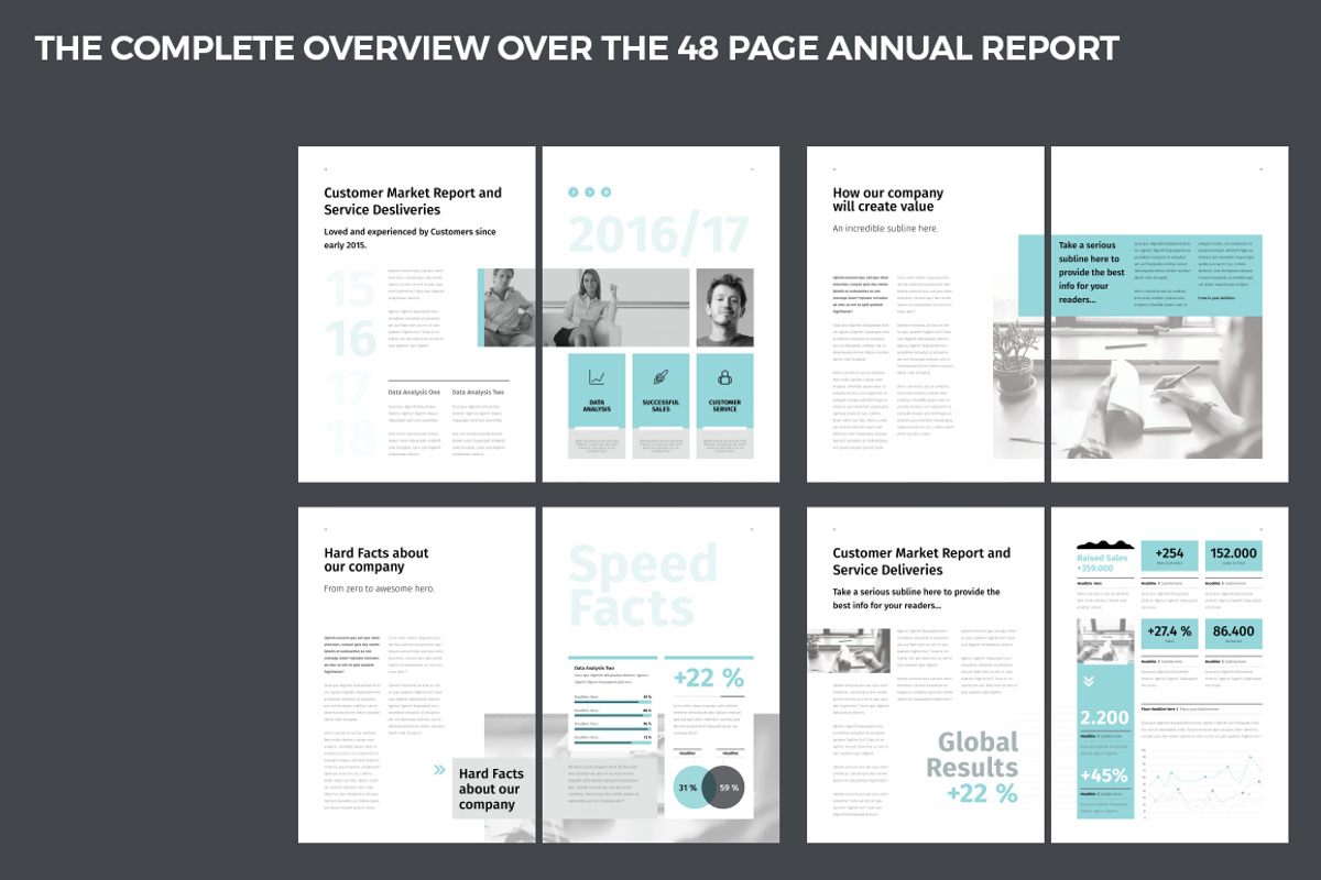 Annual Report, a Brochure Template by Egotype (Photo 5 of 28)