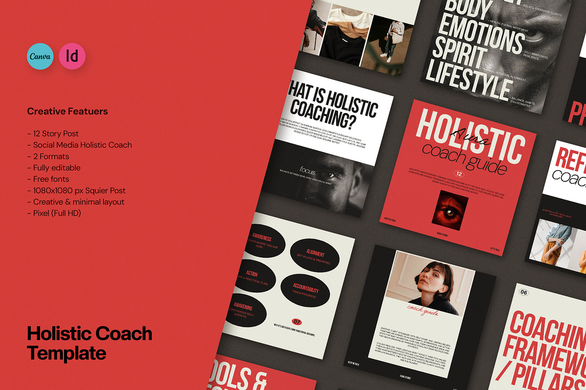 Aura Holistic Coach Template preview 5