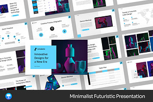 Modern Futuristic Keynote, a Presentation Template by Fit-tee