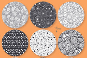 12 Premium Abstract Textures b&w, a Pattern Graphic by Oksancia's Surface Design (Thumbnail 1 of 2)