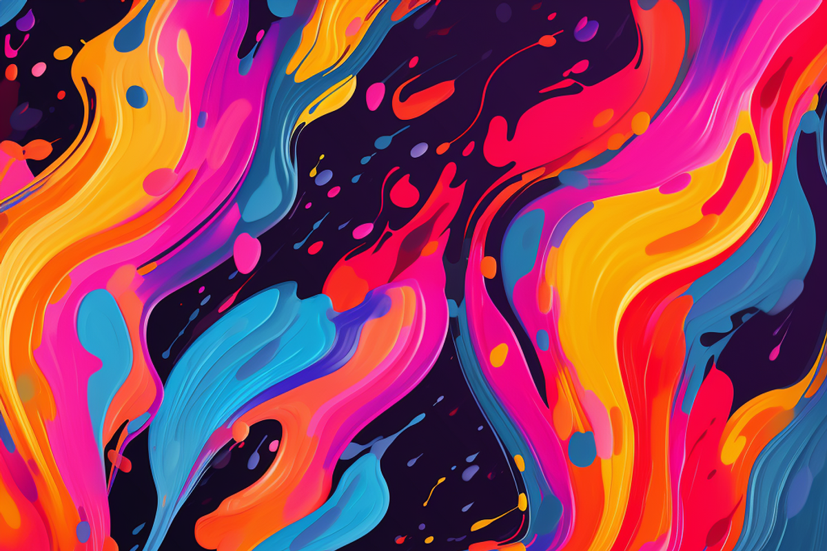 Color Splash, a Pattern Graphic by Printable Treasure (Photo 2 of 3)