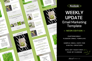Weekly Update Flodesk Email Template