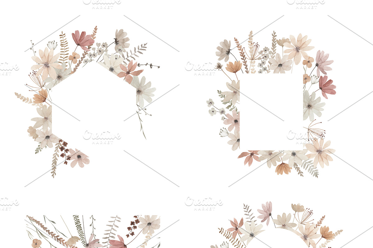 Autumn Wildflower Collection, an Illustration by Natikka Art (Photo 3 of 3)