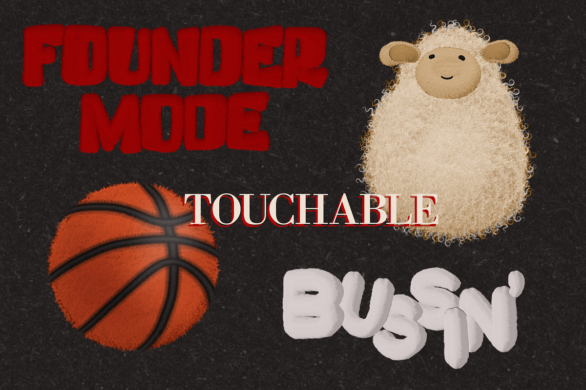 Teddy Plush: 3D Procreate Brushes, a Brush Add-On by TheWhiteCatLab (Photo 12 of 15)