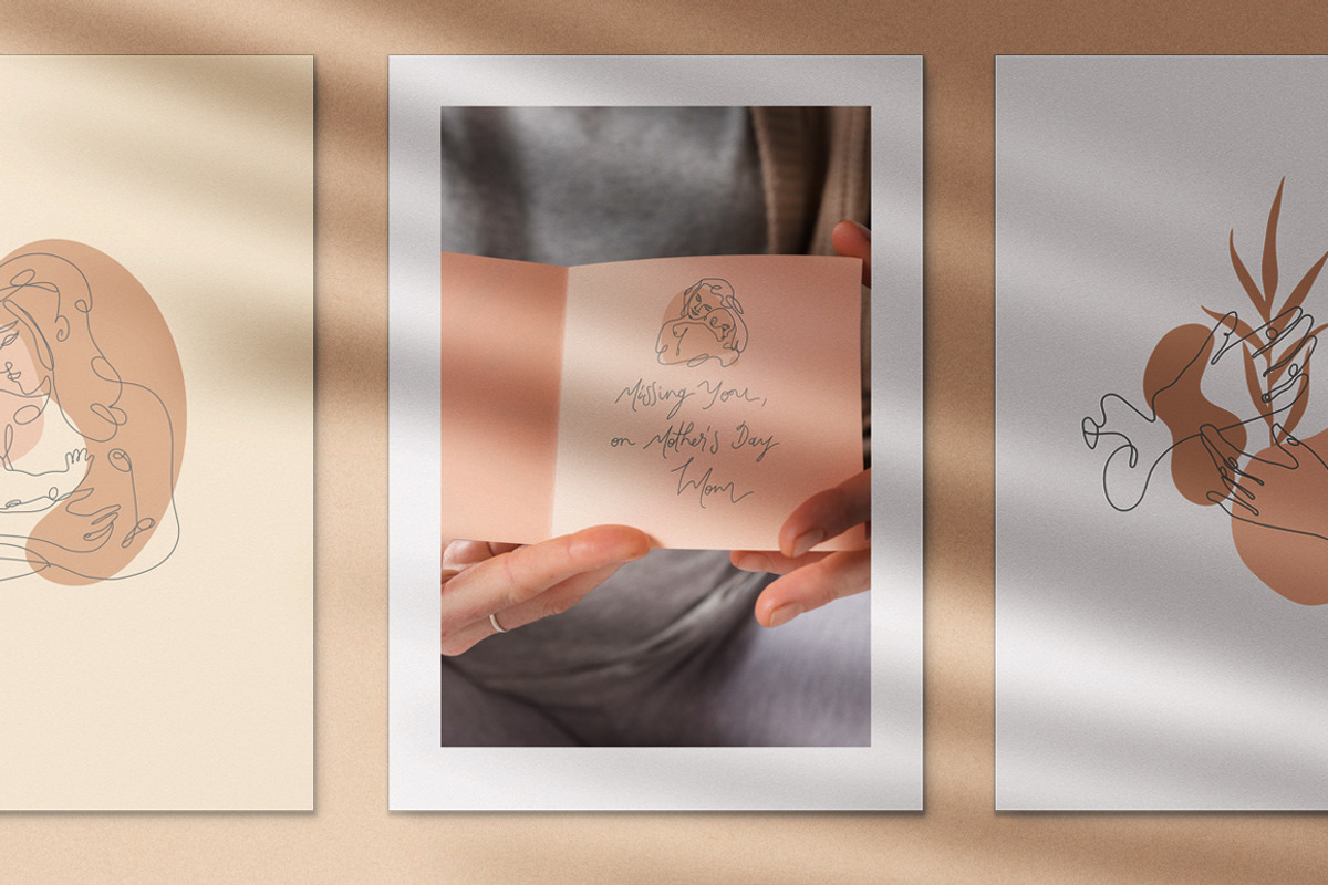 Abstract Line Drawing, a Poster Template by Anna's Lettering (Photo 14 of 14)