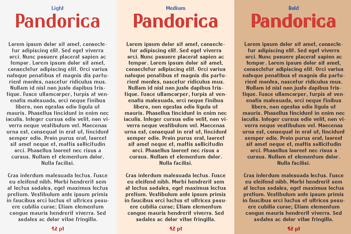 Pandorica-Sans serif font family, a Sans Serif Font by Artistic & Unique (Photo 11 of 11)